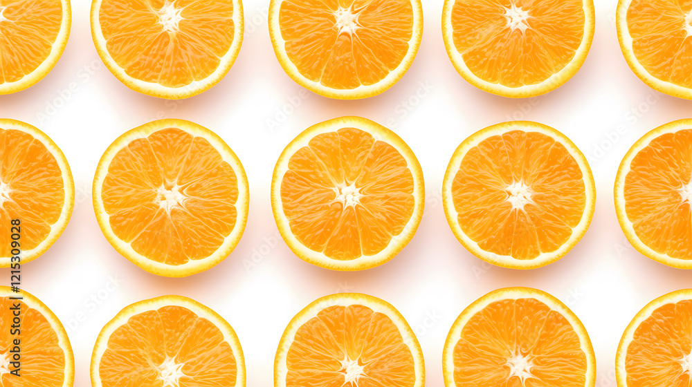 Fresh orange slices background Fresh orange slices background