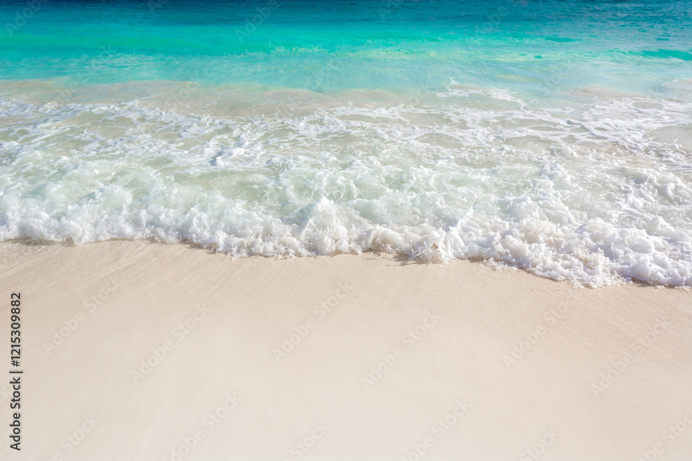Sea shore on the Caribbean beach in the Zona Hoteleria in Cancun. Sea shore on the Caribbean beach in the Zona Hoteleria in Cancun.