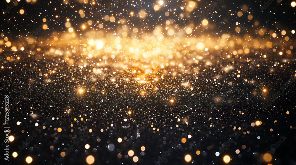 Fototapeta premium Stars and galaxy outer space sky night universe black starry background of shiny starfield