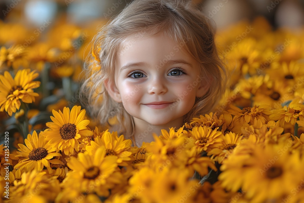 Joyful Gaze: Portrait of a Lovely Girl Joyful Gaze: Portrait of a Lovely Girl