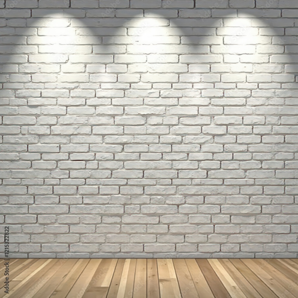Clean white brick wall, sparkling lights reflect , night, photography, bricks Clean white brick wall, sparkling lights reflect , night, photography, bricks