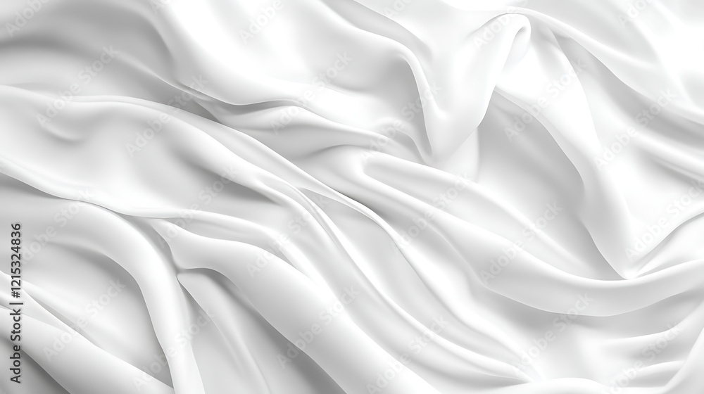 Obraz premium The texture of white paper is crumpled. Background for various purposes.