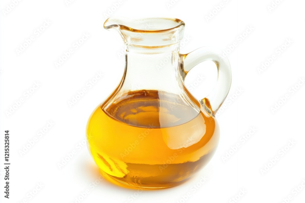 Delightful butter sauce in a glass serving jug evokes culinary creativity for gourmet dishes Delightful butter sauce in a glass serving jug evokes culinary creativity for gourmet dishes