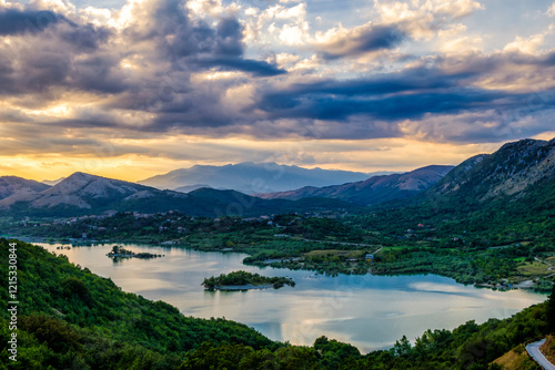 Letino (Ce): Vista sul lago di Gallo