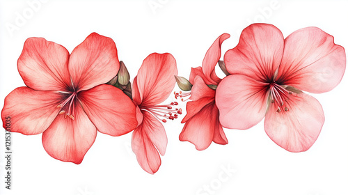 frangipani flower isolated on white