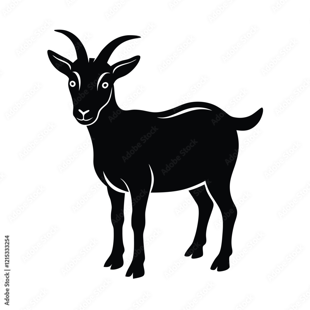 Fototapeta premium a goat vector illustration