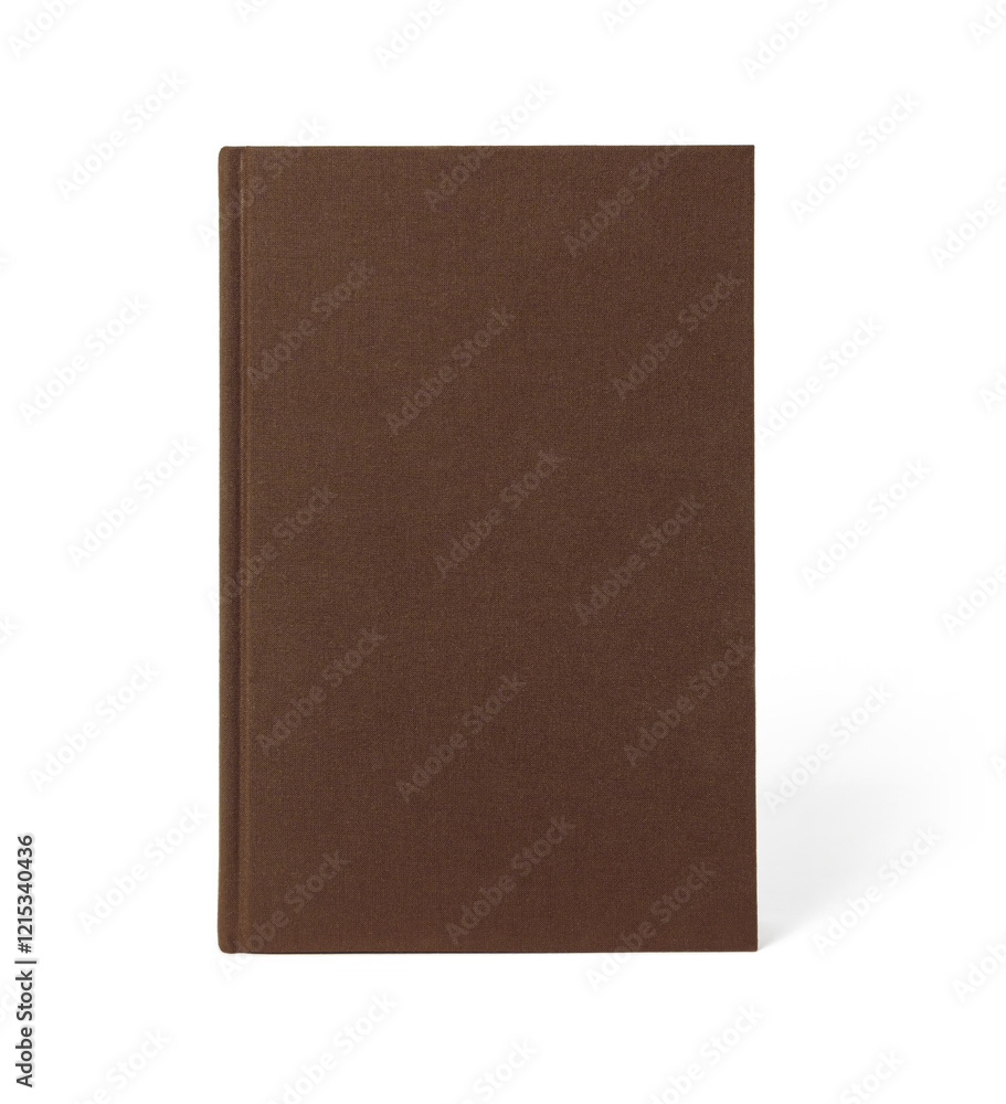 Brown Book Stands Front isolated Brown Book Stands Front isolated