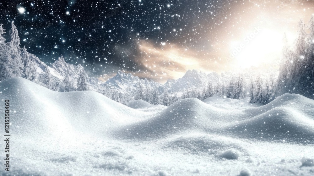 winter space of snow winter space of snow