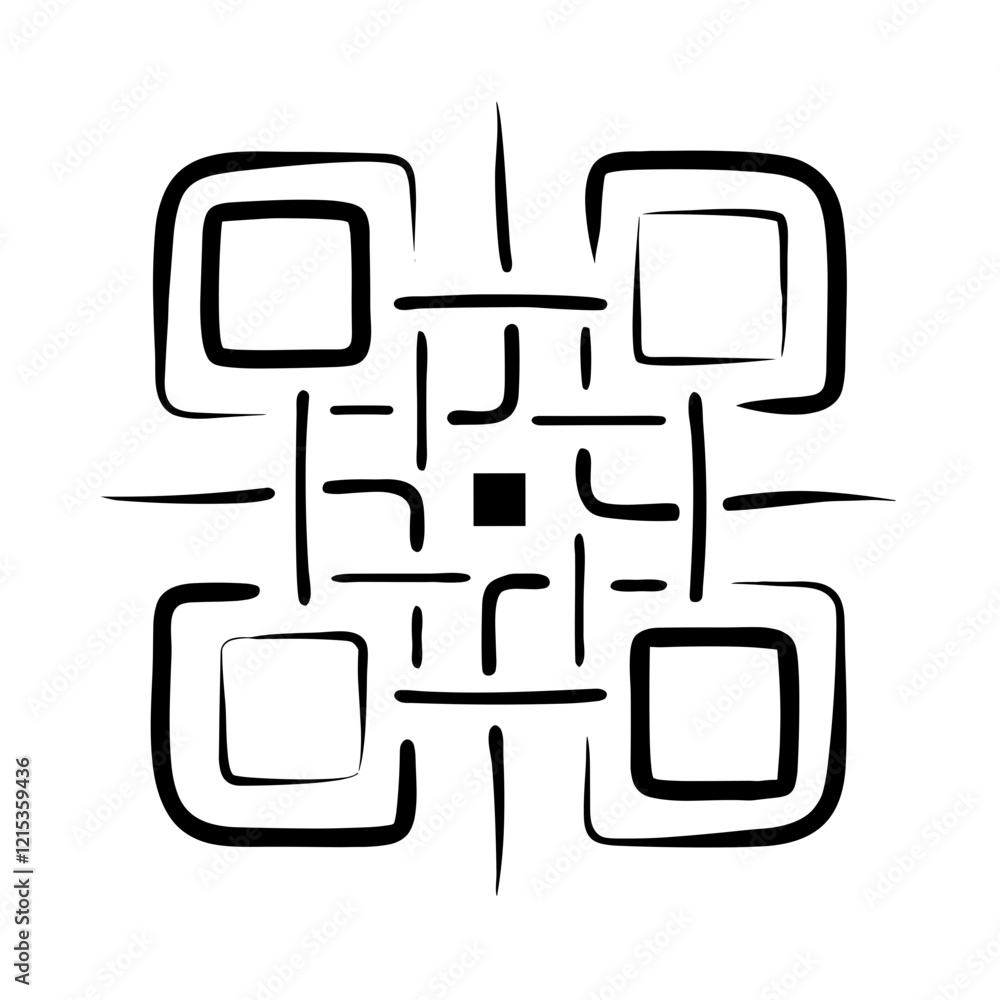 Abstract black and white geometric pattern Abstract black and white geometric pattern