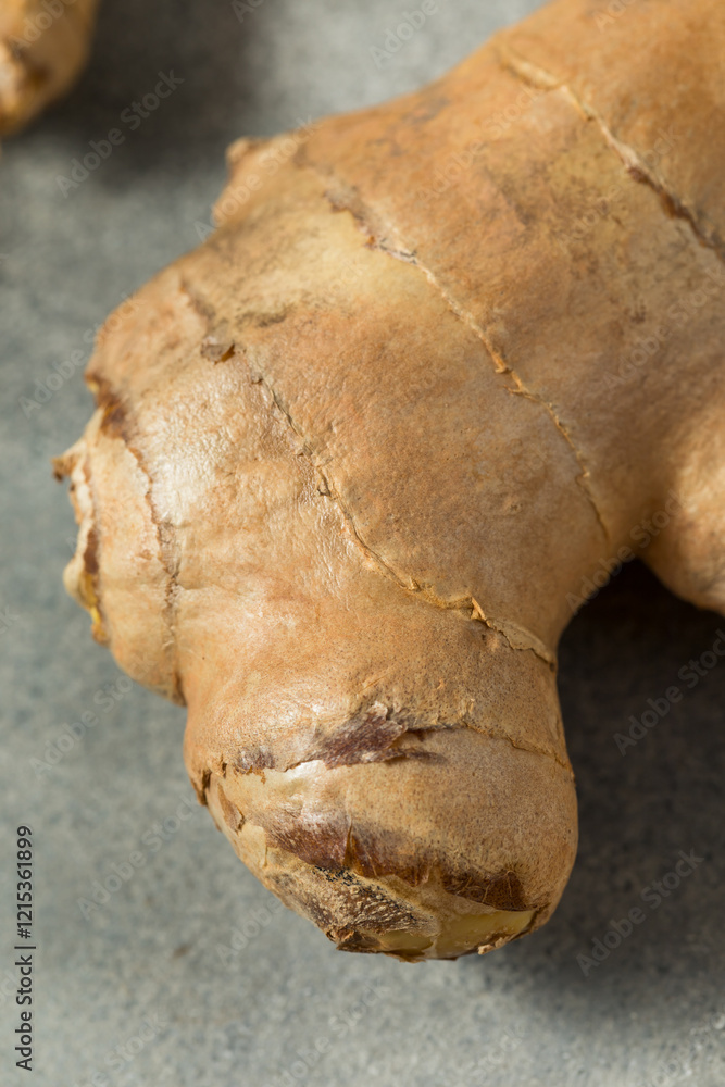 Obraz premium Raw Organic Ginger Root Spice