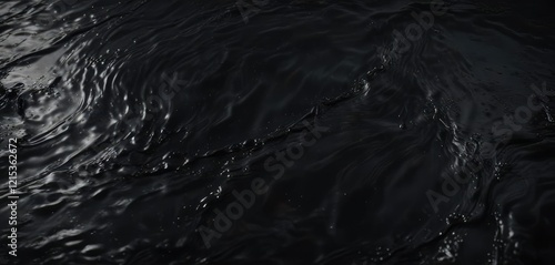 Dark mysterious water texture background with a subtle gradient effect, underwater, mysterious, deep photo