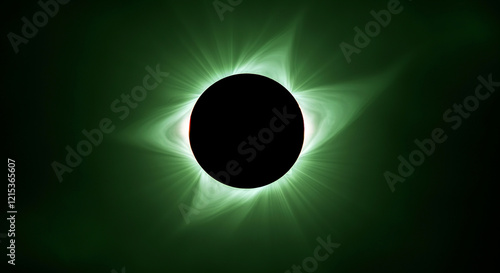 solar eclipse phenomenon showcasing beautiful astronomy details with dramatic light effects photo