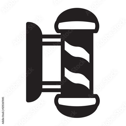 barbershop glyph icon