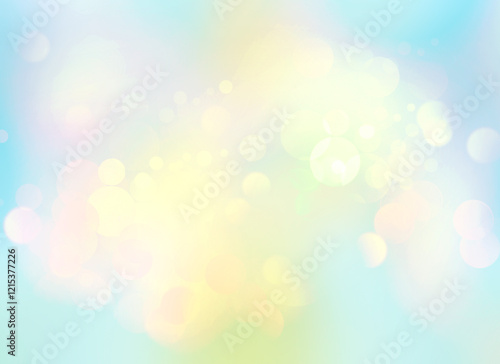 Spring green blue blurred background, light natural bokeh, abstract aerial texture,colorful soft backdrop.