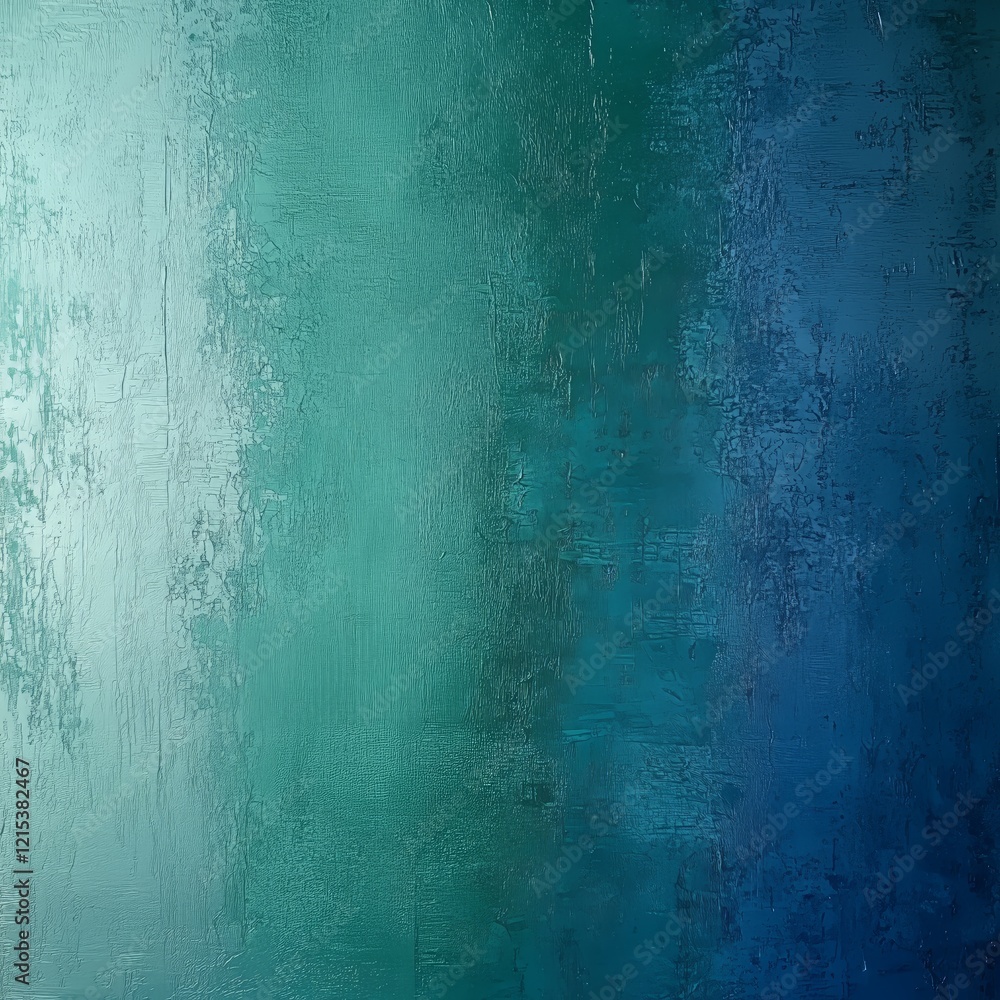 Obraz premium Abstract Teal and Blue Gradient Texture Background - Made with Generative AI