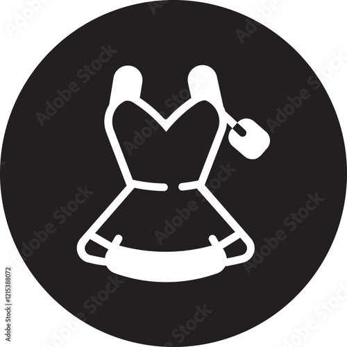 Nightgown  glyph icon