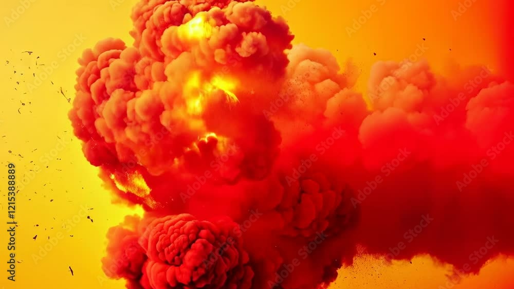 Dramatic Explosion Capturing Energy and Chaos in the Atmosphere Dramatic Explosion Capturing Energy and Chaos in the Atmosphere