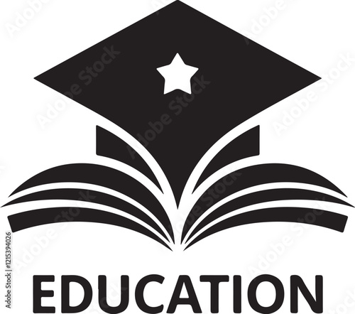  A creative and unike logo for education