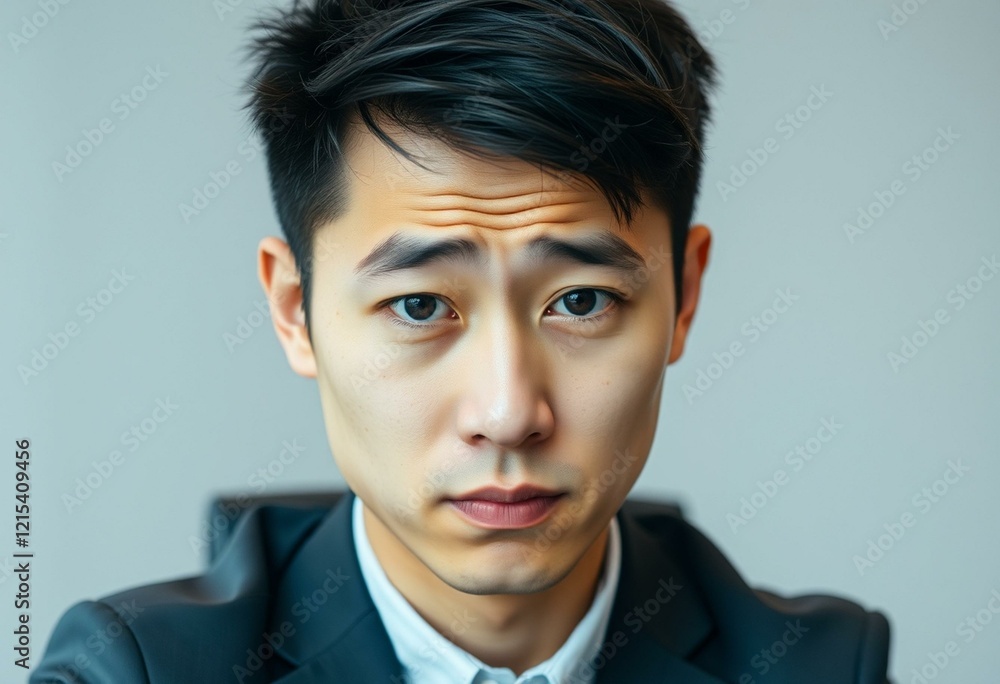 Portrait of a young male professional in an office setting Portrait of a young male professional in an office setting