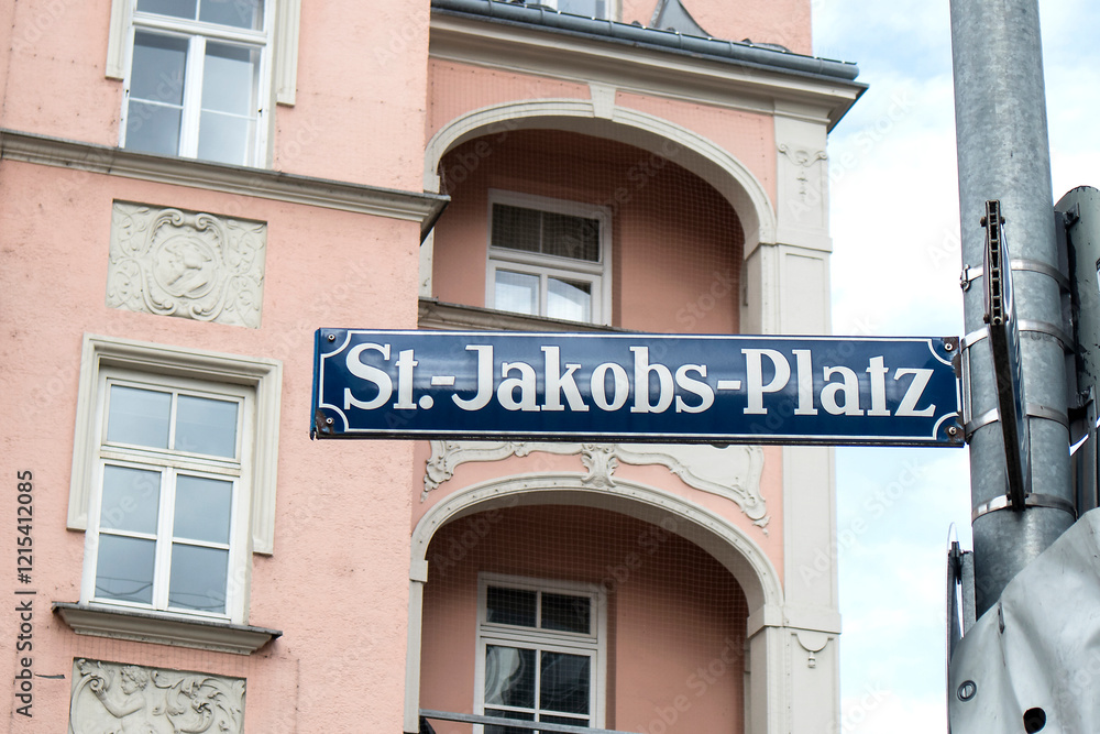 St. Jakobsplatz in Munich, Bavaria, Germany St. Jakobsplatz in Munich, Bavaria, Germany