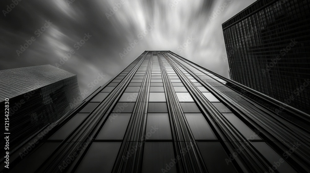 Fototapeta premium Modern skyscrapers reaching for the sky in chicago