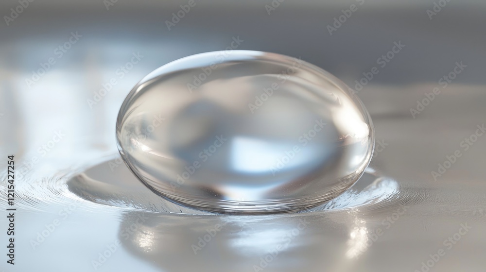 Serene Glass Orb, A Study in Light and Reflection Serene Glass Orb, A Study in Light and Reflection