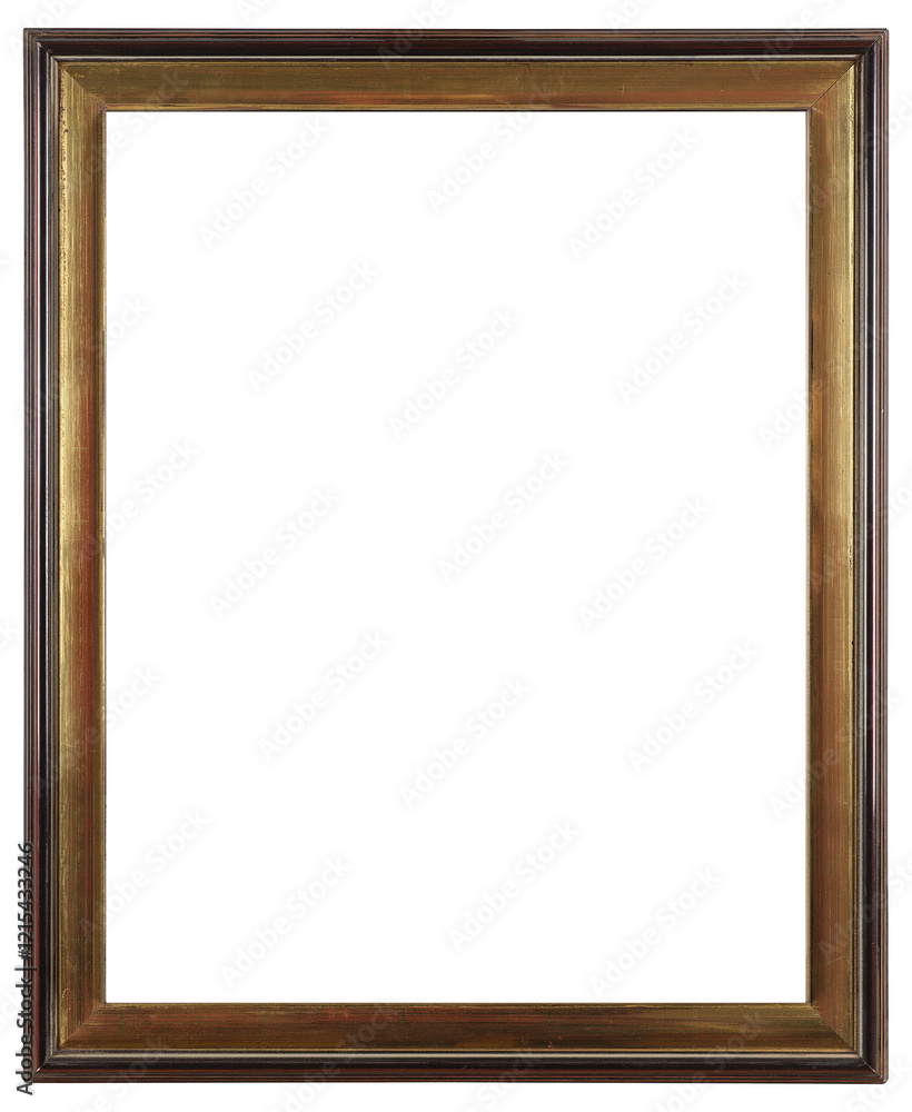 Old picture frame in PNG format on a transparent background. Old picture frame in PNG format on a transparent background.