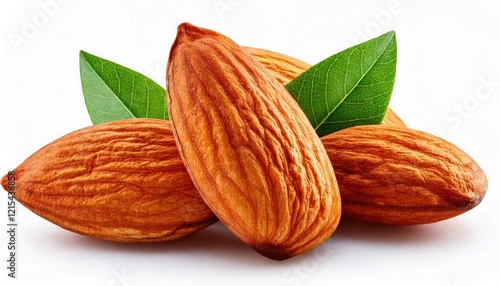Harvesting fresh almonds in organic orchards food photography natural setting close-up