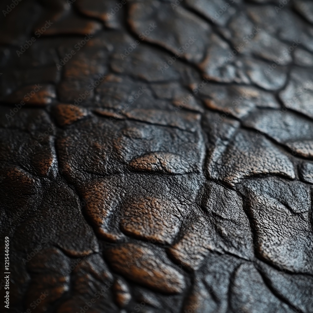 Close up of a leather surface with a rough texture Close up of a leather surface with a rough texture
