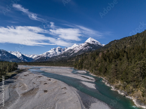 Lechtaleralpen mit Lech