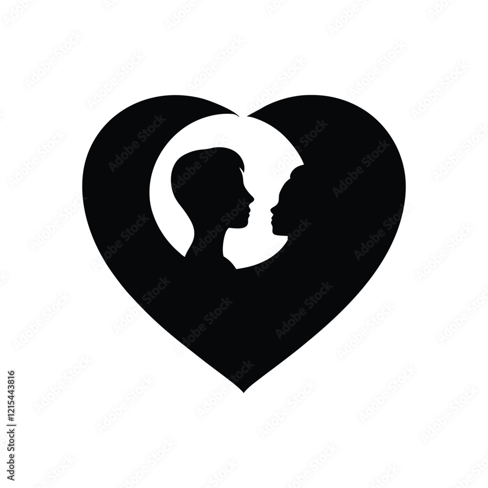 Valentine's and love sign design element vector illustration Valentine's and love sign design element vector illustration