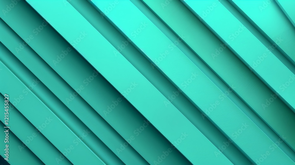 Obraz premium Abstract Teal Diagonal Stripes Wallpaper