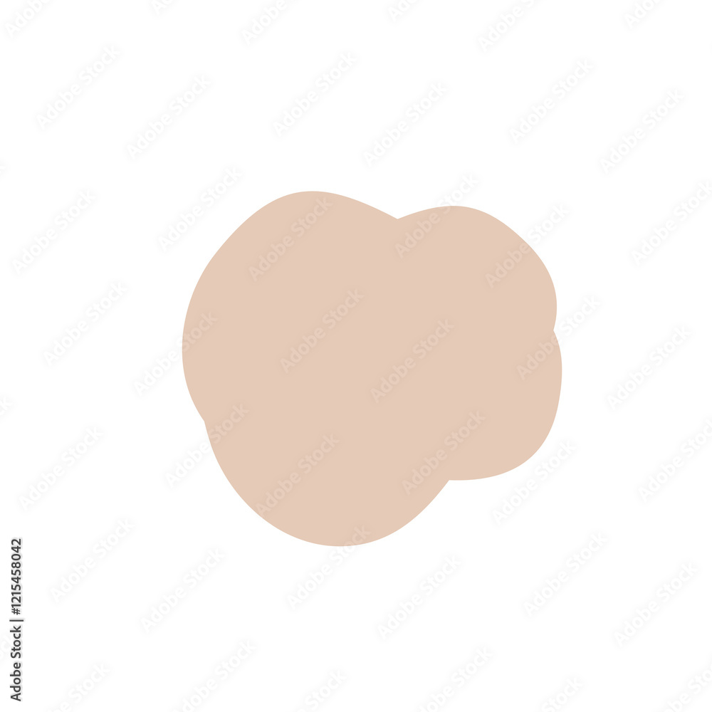 Abstract Beige Shape Illustration Abstract Beige Shape Illustration