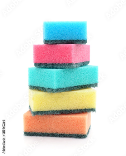 Collection of kitchen sponges.