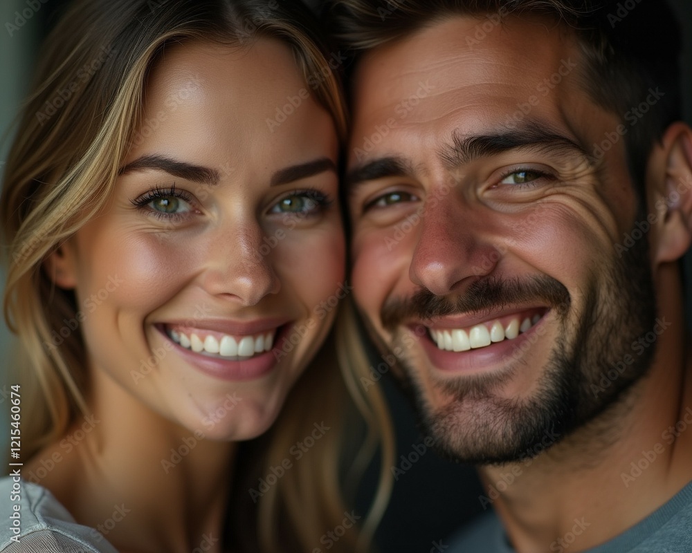High quality portrait photo of young woman and a man, happy face, detailed face, cinematic shot High quality portrait photo of young woman and a man, happy face, detailed face, cinematic shot