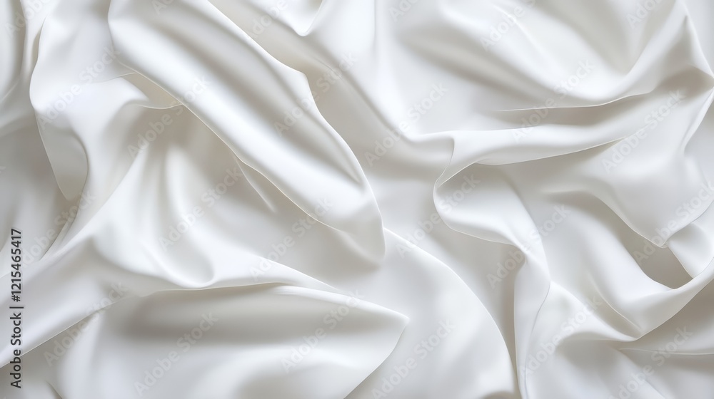 Obraz premium Smooth white fabric texture