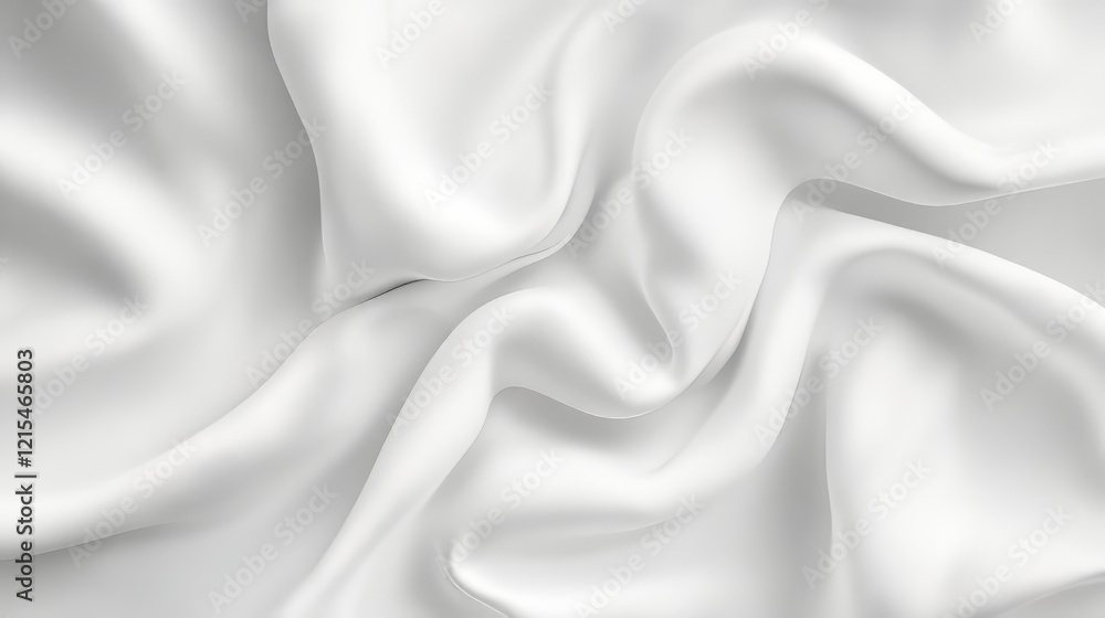 Obraz premium Smooth white fabric texture