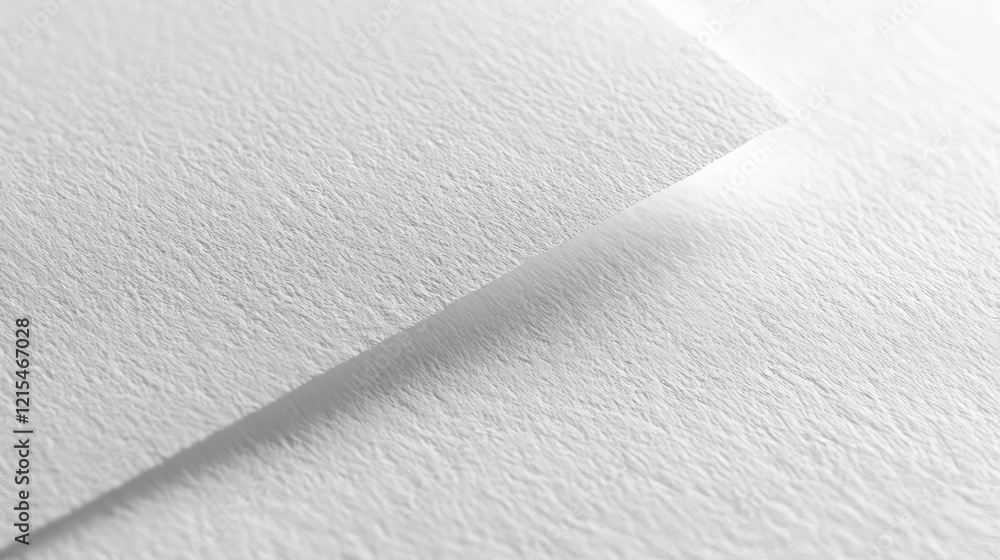 Fototapeta premium Close-up of textured white paper