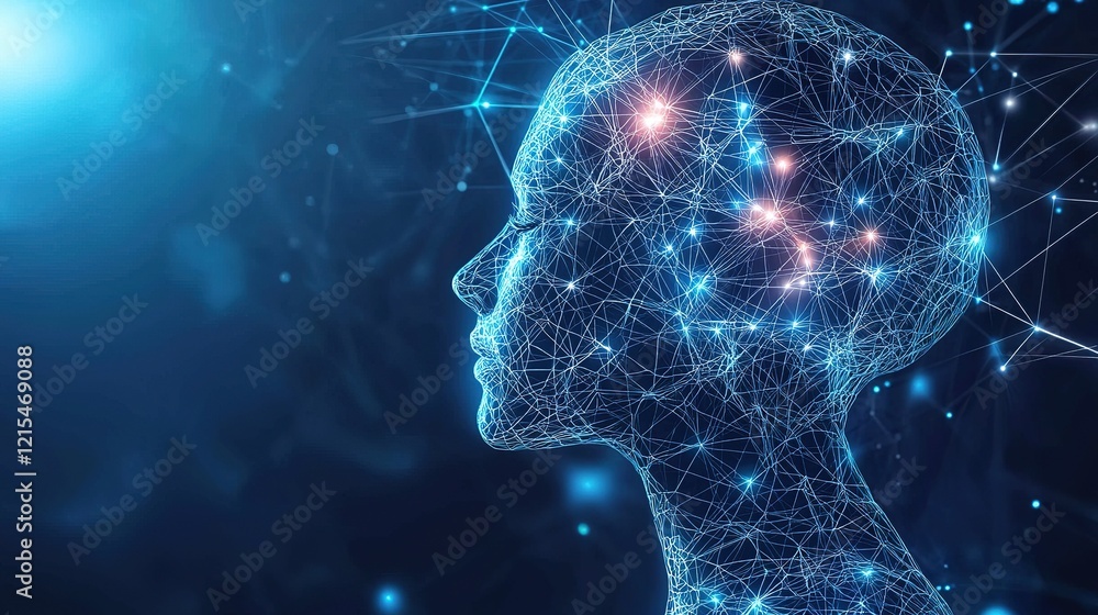 Fototapeta premium Exploring neural networks chaos and quality in ai art digital realm visual art futuristic perspective
