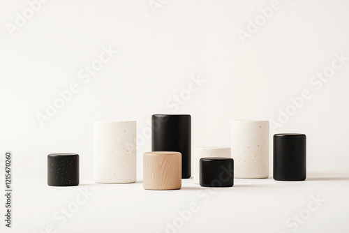 Empty mockup pedestal
