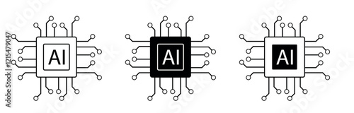 AI Artificial Intelligence Chip with Circuit Vector