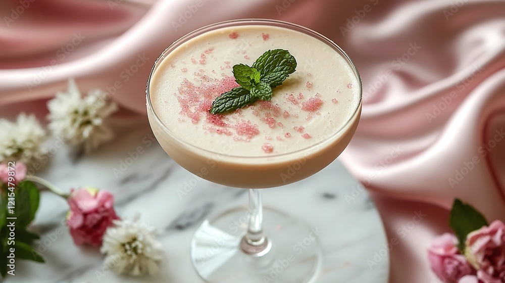 sgroppino with soft pink highlights italian cocktail sgroppino with soft pink highlights italian cocktail