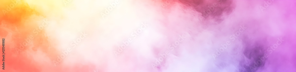 Fototapeta premium Colorful Pastel Gradient Panorama Abstract Background