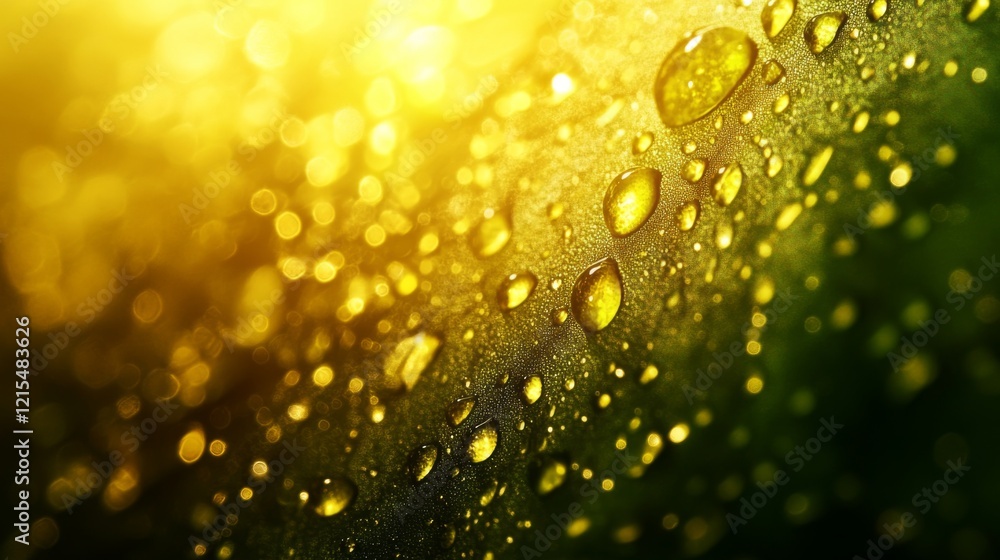 Vibrant green clover with dew drops bathed in golden sunlight, symbolizing luck and renewal in nature's embrace. Vibrant green clover with dew drops bathed in golden sunlight, symbolizing luck and renewal in nature's embrace.