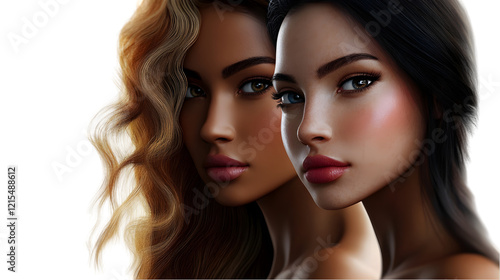 portrait of two women