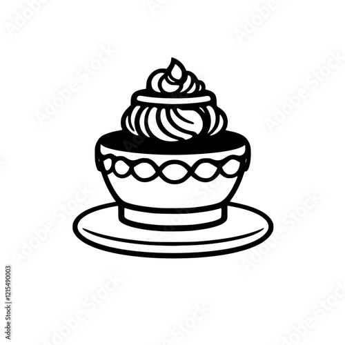 Whipped Cream in a Cup: A Delicious Dessert Delight. Indulge in the creamy sweetness of this delectable treat, perfect for satisfying your sweet tooth.