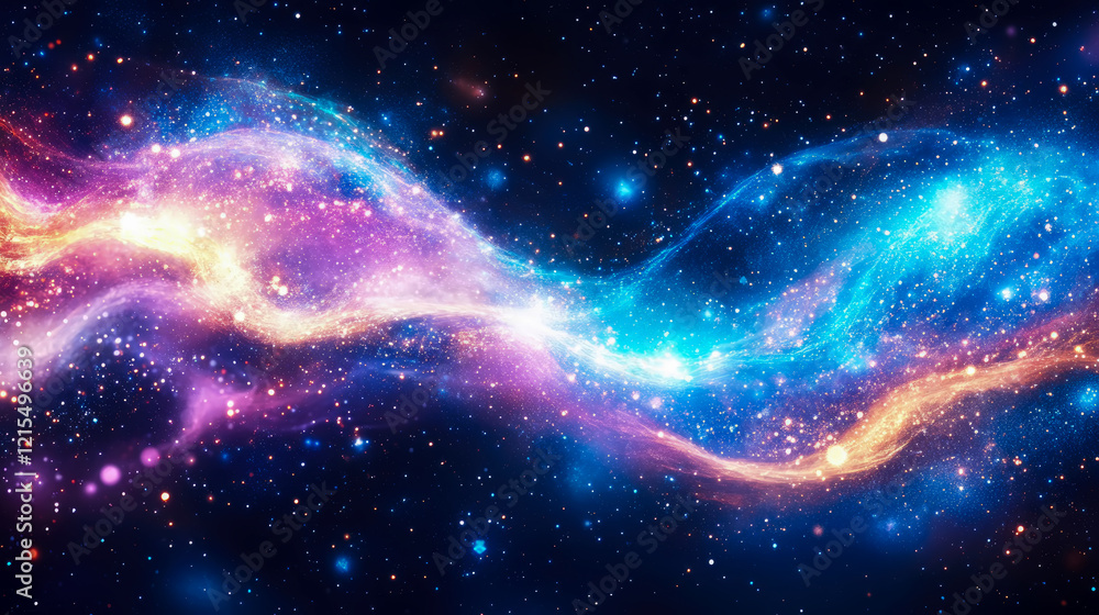 Cosmic Nebula: A Celestial Tapestry of Light and Color Cosmic Nebula: A Celestial Tapestry of Light and Color