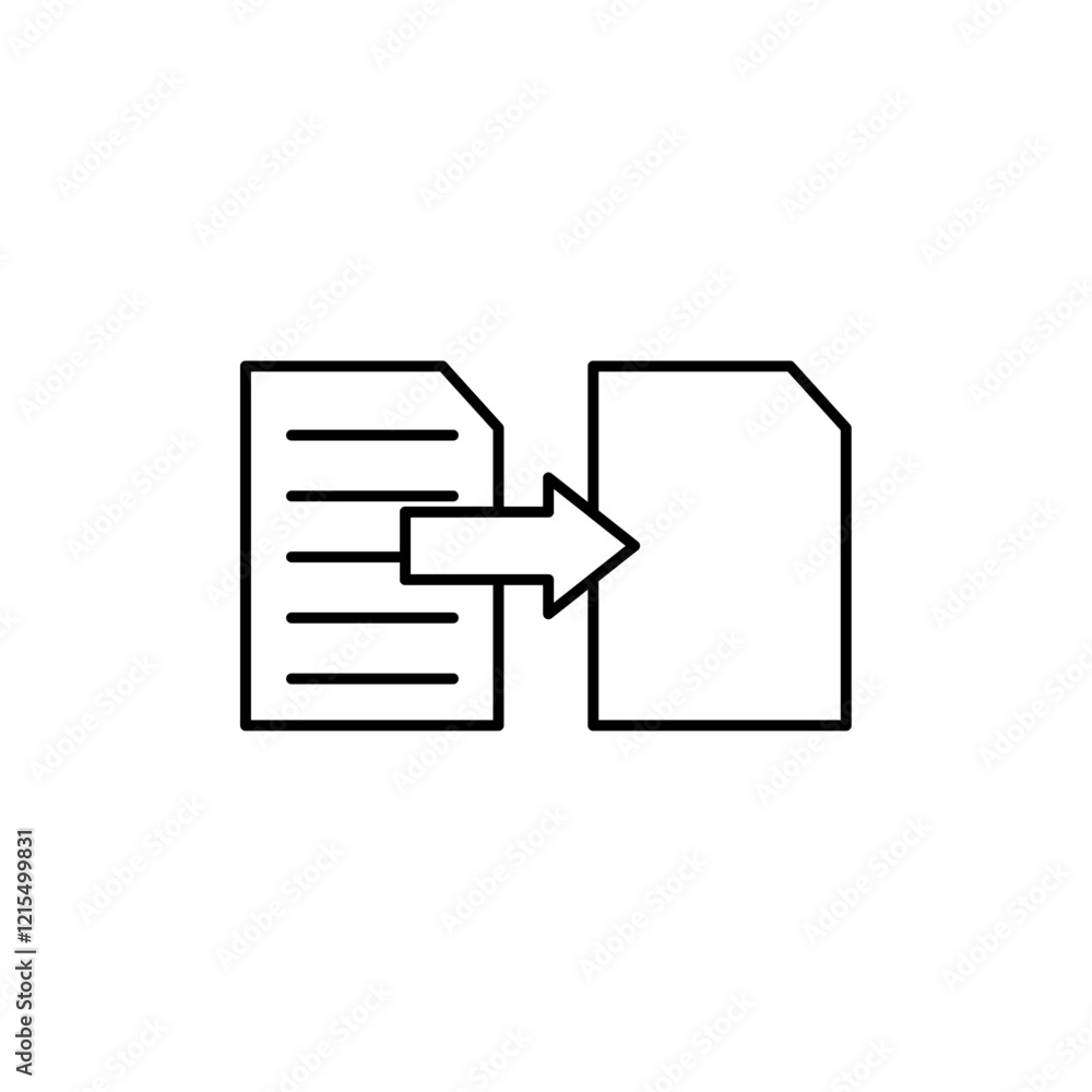 Compare icon Outline set in black and white color Compare icon Outline set in black and white color