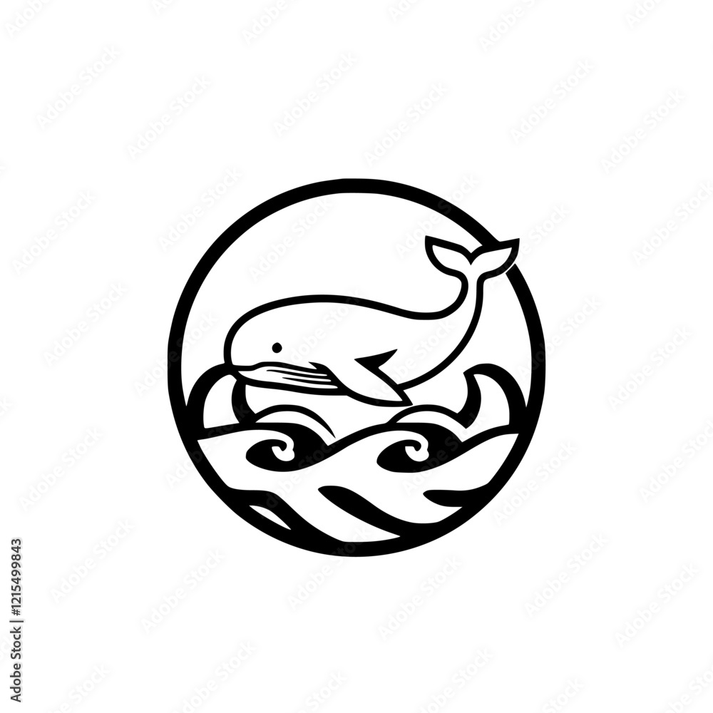 Whale in the Ocean Waves: A Majestic Marine Mammal in its Natural Habitat Whale in the Ocean Waves: A Majestic Marine Mammal in its Natural Habitat