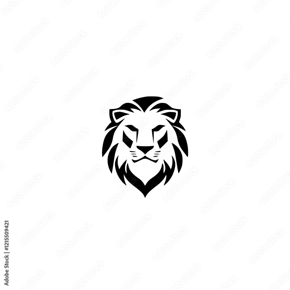 Majestic Lion Head: Black and White Vector Logo Design. A powerful symbol of strength, royalty, and wild nature. Perfect for branding and graphic design projects. Majestic Lion Head: Black and White Vector Logo Design. A powerful symbol of strength, royalty, and wild nature. Perfect for branding and graphic design projects.